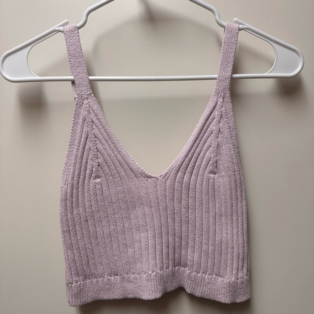 Aerie Ribbed Knit Tank Top